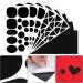 9 Sheets Nylon Repair Patches - Self Adhesive Clothes Patch Set for Down Jacket, Tent, Bag & Outerwear - Black - Buy Online on GoSupps.com