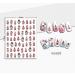 KALEFUL Christmas Nail Stickers 12 Sheets Self-Adhesive Nail Decal Santa Claus Gnome Snowflake Snowman Elk Winter Nail Art Decoration Design Supplies - Buy Online on GoSupps.com
