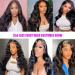Kbeth 13x6 Brazilian Virgin Body Wave Lace Front Wig 22 Inch - HD Transparent Lace Frontal Wig for Black Women - Buy Online on GoSupps.com