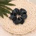 PODNAMAT Fashion Solid Color Hair Scrunchies Elastic Hair Bands Women Hair Ties Girls Hair Accessories(black) - Buy Online on GoSupps.com