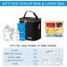 Babeyer Breast Milk Cooler Bag - Black | Fits 6 Baby Bottles Up to 9 Oz | Nursing Mom Daycare Shoulder Strap - Buy Online on GoSupps.com