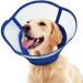 Kuoser Rewrise dog soft leak protection protective collar dog comfy CONE dog adjustable breakwear for dogs after op breathable pet elisabethane fragrance cat blue XL XL blue