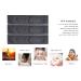 Kinhwa Cosmetics Headband Set - Terry Microfiber Hair Protection Bands with Velcro for Makeup Sports & Yoga - Washable 3-Pack in Dark Gray - Buy Online on GoSupps.com