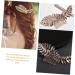 Ipetboom Comb Face Brush Cleansing Leaf Decor Bride Hair Accessories Wedding Bridal Headpieces Wedding D cor Wedding Decorations for Ceremony Gold Decor Women's Leaves Zinc Alloy Decorate - Buy Online on GoSupps.com