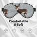 Grey Plum Deer Unisex Adjustable Blackout Sleep Eye Mask - Perfect for Travel Yoga Office & Naps - Buy Online on GoSupps.com