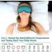 Heated Silk Eye Mask for Dry Eyes | 5 Levels Temperature Control Timer | Relieve Tired Eyes, Dark Circles, Puffiness - Buy Online on GoSupps.com