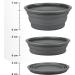 Big Buddy Foldable Travel Bowl for Dogs & Cats - Portable Silicone Dog Water & Food Bowl Set (Gray) - Perfect for Travel - Buy Online on GoSupps.com