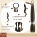 Sofeiyan Long Braid Ponytail Extension with Hair Tie Straight Sleek Wrap Around Hair Extensions Braid Pony Tail Fluffy Natural Soft Synthetic Hairpieces for Women Daily Wear 30 inch-Brown with Blonde 30 Inch (Pack of 1) Chocolate Brown with Blonde - Buy Online on GoSupps.com