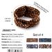 Fashband Boho Leopard Print Headbands - Pack of 4 | Criss Cross Knotted Hair Bands for Women and Girls - Buy Online on GoSupps.com