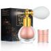AOOWU Glitter Powder Spray Shiny Body Glitter Spray for Women Highlighter Loose Powder Spray Shimmer Sparkle Powder Makeup Spray for Body Hair Face and Clothing Pink