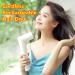 Cordless Hair Dryer with Nozzle Portable Travel Blow Dryers 15000mAh Hot/Cold Air Hairdryer Rechargeable Foldable Hair Dryers Gifts for Women/Mom Green - Buy Online on GoSupps.com