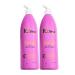 KALIVE Curl Gel 16 oz for curly hair. This hair product for women Defines all types of curls waves and hair textures natural or permed pack of 2