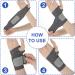 Buy Sibba Thin Wrist Brace 2 Pcs - Compression Sport Support for Men & Women | Carpal Tunnel Elastic Wraps (Black - Buy Online on GoSupps.com