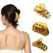 Veda Aromatics Trullip Wooden Hair Clips for Women - Non-slip Claw Clips for Thick Hair (Pack of 3) Light & Natural Brown - Buy Online on GoSupps.com