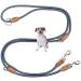 Leitengr n dog leash little dogs light |Guide 3M adjustable with 2 carabiners |3 meters long x 0.8 cm |Only 200 g |Devon model |Blue Tamed Blue 3 m x 0.8 cm