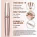 Buy Painless Electric Eyebrow Trimmer - LED Light & Rose Gold - Ideal for Face Bikini Arms & Legs - Buy Online on GoSupps.com