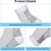 Orthopedic Compression Socks for Men & Women | Plantar Fasciitis Relief Ankle Bandage & Foot Support - 2 Pairs - Buy Online on GoSupps.com