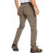 Natuvenix Men's Hiking Pants - Lightweight Water-Repellent Trekking Trousers Fast-Drying & Stretch Work Pants in Khaki (40W / 30L) - Buy Online on GoSupps.com