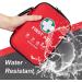 170-Piece First Aid Kit with Hard Case - Includes Eyewash, Instant Cold Pack, Emergency Blanket - for Travel, Home, Office, Camping - Lightweight and Durable (Red) - Buy Online on GoSupps.com