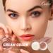 Oulac Brown Cream Eyeshadow 0.42oz - Highly Pigmented Glitter Eyeshadow, Waterproof & Moisturizing Formula - Honey Bunny (05) - Buy Online on GoSupps.com