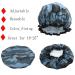 ZKLLGHE Waterproof Double Layer Shower Cap for Women Men - Reusable Elastic Bath Hat - Camouflage Design - Buy Online on GoSupps.com