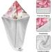 Pink Peony Hair Towel 2 Pack - Super Absorbent Quick Dry Hair Turbans for Women & Girls - Buy Online on GoSupps.com