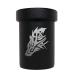 Over Sized Dice Cup with Lid - Leather Lite Faux Leather Wrap with Tight Fitting Lid - Holds 80 Dice (Wolf)