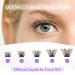 QUEWEL Colored Cluster Lashes Red C/D Curl Mix 8-16mm DIY False Eyelashes - Mega-BrownC-Mix8-16, 72 Count - Buy Online on GoSupps.com
