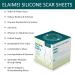 Silicone Scar Sheets Roll-3M (1.6 x 120) for Surgery Burn Keloid Acne - Professional Reusable Strips for C-Section - Scar Removal Tape - Buy Online on GoSupps.com