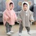 ITODA Toddler Winter Fleece Hooded Cape Coat - Pink (0-3 Years) - Buy Online on GoSupps.com