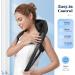 Knqze Wireless Neck Massage Device - 4D Deep Tissue Shiatsu Massager with Heat for Pain Relief | Perfect for Neck Shoulders and Legs | Ideal Gift in Black - Buy Online on GoSupps.com