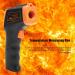 Ankroyu Infrared Thermometer - Industrial & Cooking LCD Display ABS Plastic Red - Accurate Temperature Measurement Pistol - Buy Online on GoSupps.com