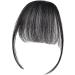 Clip In Bang Hair Extensions Bangs Fake Bang Hairpieces Natural Easy To Use Soft Hair Extensions Bangs For Women And Girls Natural black - with sideburns - Buy Online on GoSupps.com