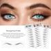 DKAF 3D Hair-Like Eyebrow Stickers - Waterproof & Natural Tattoo - 2 Pcs Brow Shaper Set - E16 - Buy Online on GoSupps.com