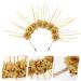 Shop Lurrose Star Crown Headband | Floral Goddess Headdress for Cosplay & Parties | Golden Greek Accessories - Buy Online on GoSupps.com