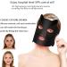 Soins de la lumi re rouge pour le visage soins de la peau du visage LED - Soins de la peau du visage respirants 3 vitesses | Couvre-visage de beaut soins de la peau clairs 4 couleurs pour les - Buy Online on GoSupps.com