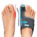 TENICORE 1 Pair Bunion Corrector Toe Straightener - Adjustable Bunion Splint with 2 Angle Bar Bunion Toe Separator with Double Non-slip Strap for Day Night Support - for Women & Men