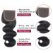 Brazilian Body Wave Human Hair Bundles with Closure - 16 18 20 + 14 Bundle Set | 100% Unprocessed, Free Part 4x4 Lace Closure | Natural Black Hair | 3 Bundles + 1 Closure - Buy Online on GoSupps.com