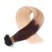 Shop High-Quality Keratin Bonding #2/60 Ombre U-Tip Hair Extensions - 50cm 150 Strands of 100% Remy Real Hair by Novon - 75g - Buy Online on GoSupps.com