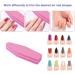 20 Pcs Double Sided Nail Buffers | 100/180 Grit | Portable & Washable | Pink Diamond Buffer Blocks - Buy Online on GoSupps.com