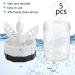 5 Pcs Contact Lens Barrel Cases Contact Lens Cleaner Contact Washer Manual Rotation Contact Lens Cleaning Container for Eyes Care Classic style - Buy Online on GoSupps.com