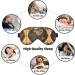 Ancient World Globe Print Sleep Mask - Unisex Double-Sided Eye Mask for Sound Sleep & Skin Care - Black - Buy Online on GoSupps.com