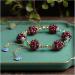 WIPPWER Ankle Bracelets Vintage Natural Garnet Flower Ball Bracelet Tianhe Stone Cloisonne Accessories Aquamarine Jewelry for Men Women Fashion Anklet - Buy Online on GoSupps.com