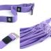 Yogagurt Stretch Band Premium Polyester Cotton Yoga Belt for Inversion Stretching Flexibility Training & Pilates Purple 1 Piece - Buy Online on GoSupps.com