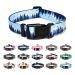 Mercano dog collar adjustable soft nylon comfort & robust patterned dog collar for small medium -sized dog puppies (m snow valley) m snow valley