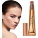 Beauty Wand Contouring Wand for Cheeks Bronzer Stick Stick with Sponge Tip Natural Matte Finish Multipurpose Waterproof Lightweight Face Makeup 3# - Buy Online on GoSupps.com