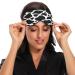 Black White Cow Print Sleep Mask | Light Blocking Eye Mask for Travel & Naps | Adjustable Soft Eye Cover for Men & Women - Buy Online on GoSupps.com