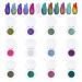 Glitter Eyeshadow Single 12X Women Long Lasting Glitter Makeup Eye Shadow Single Reflective Glitter Eyeshadow Single for Travel Daily Travel Parties Picnics