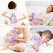 Unicorn Plush Hot Water Bottle with Washable Cover - 1L Natural Rubber, Purple - Buy Online on GoSupps.com
