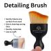 Buy Dual-Action Brush for Foundation & Powder - Global Fashion | 10x6x3cm 15g Black - International Shipping - Buy Online on GoSupps.com